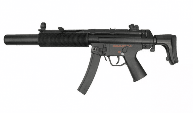 Jg swat submachine aeg sd6 smg black - SMG / CQB Airsoft rifles - view 2