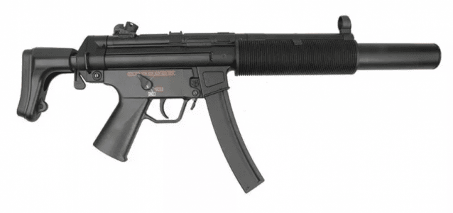 Jg swat submachine aeg sd6 smg black - SMG / CQB Airsoft rifles