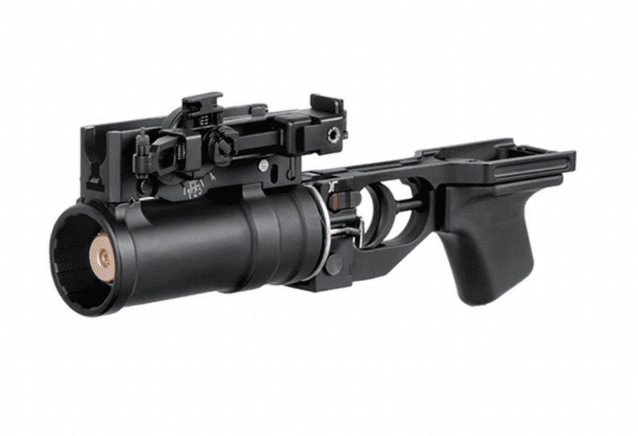 Double bell ak series 40mm under-barrel grenade launcher inc. grenade shell - Airsoft Grenade Launchers - view 2