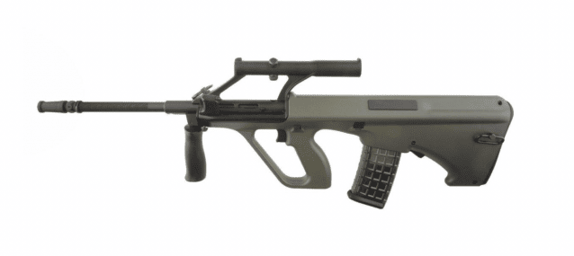 Snow wolf aug aeg with scope (a) - green - New Airsoft Products