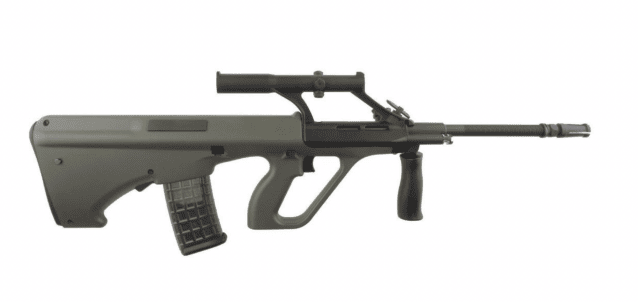 Snow wolf aug aeg with scope (a) - green - New Airsoft Products - view 2