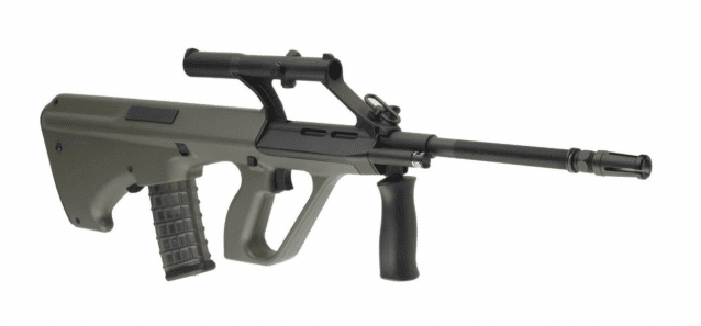 Snow wolf aug aeg with scope (a) - green - New Airsoft Products - view 3