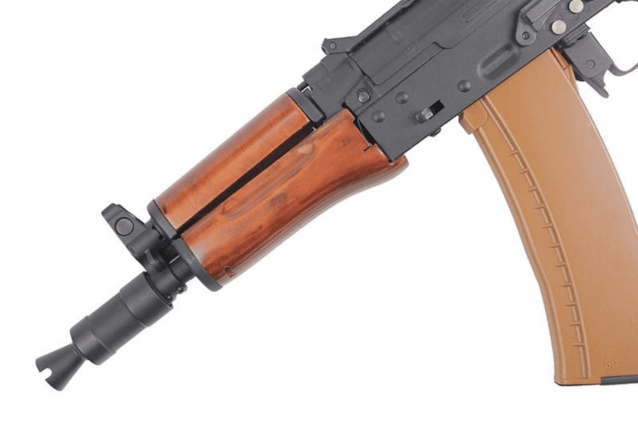 Double Bell AKS 74u (Wooden Handguard - Metal Body) - Airsoft AK Style Rifles - view 4