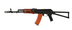 Jg ak 74s electric blowback (steel/real wood)