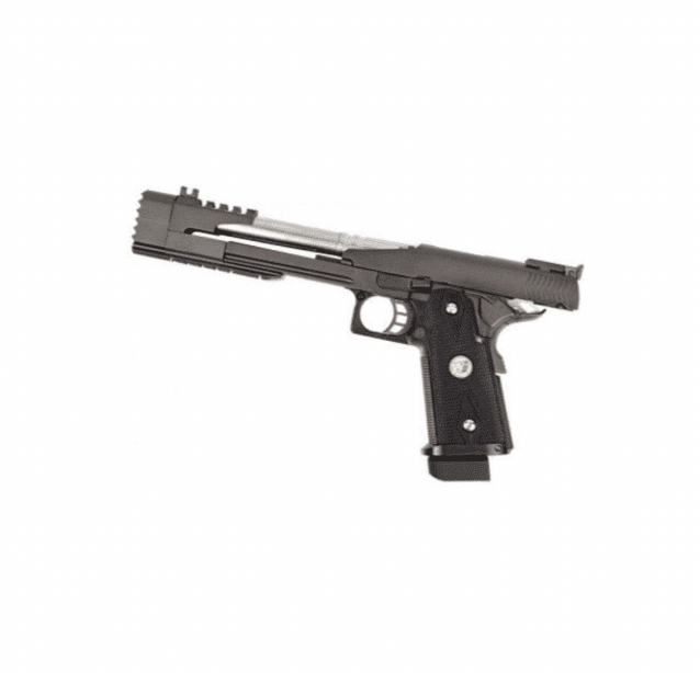 We 7 inch dragon hi-capa (full metal - model b version - black) - Airsoft Hi Capa Pistols - view 4