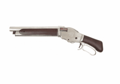 Golden eagle m1887 short gas shell ejecting shot gun (real wood - 8701sv - silver)