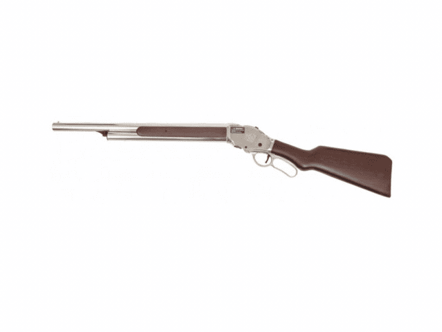Golden eagle m1887 long gas shell ejecting shot gun (real wood - 8703 - silver) - New Airsoft Products