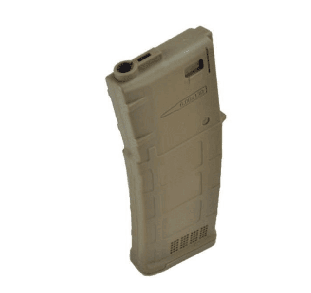 Ares m4 amag aeg magazine (5pcs box set - 130 rounds - tan - mag-b-023-de) - Airsoft AEG Magazines - view 3
