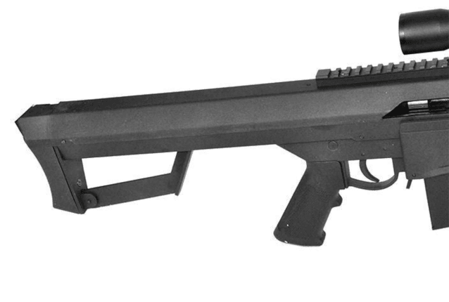 Galaxy - m82a1 bolt action spring sniper rifle with scope and bipod black - New Airsoft Products - view 3