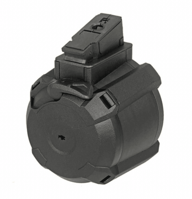 Battleaxe ak electric drum magazine (sound control - black) - New Airsoft Products