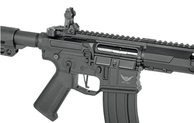 Double eagle x aeroknox m4 13.5" aeg rifle with falcon efcs (black m916b) - New Airsoft Products - view 2