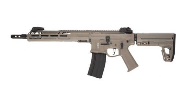 Double eagle x aeroknox m4 10.5" aeg rifle with falcon efcs (m916g - tan) - New Airsoft Products