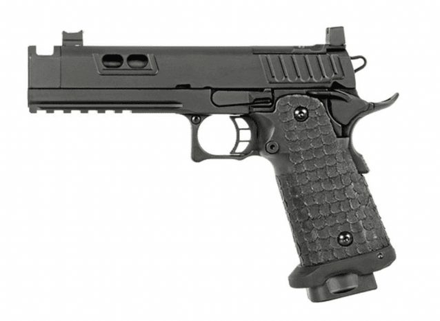 Army custom 1911 double stack gas blowback pstol (r604 - black) - New Airsoft Products
