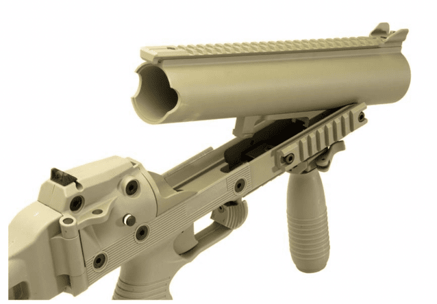 Ares stand alone 40mm gas grenade launcher (gl-07- tan) - Airsoft Grenade Launchers - view 2