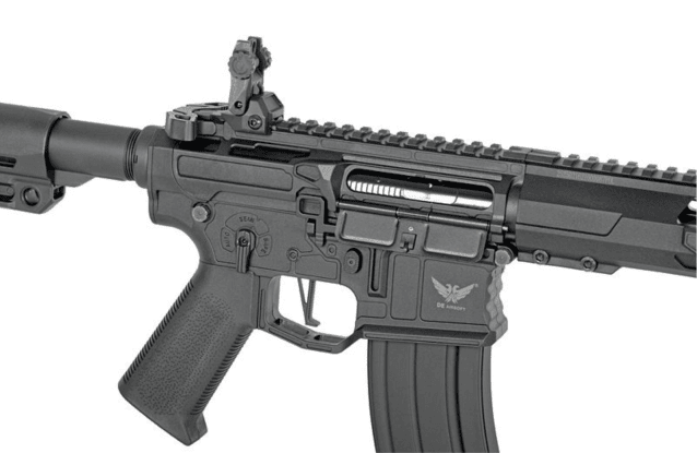 Double eagle x aeroknox m4 10.5" aeg rifle with falcon efcs (m916g black) - New Airsoft Products - view 5