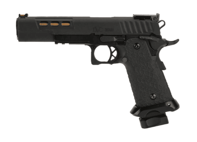 Emg x sti international dvc 3-gun 2011 gas blowback pistol (black - standard) - Airsoft Clearance Items