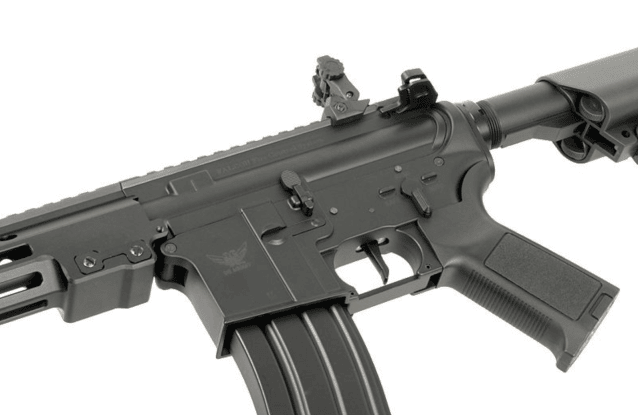 Double eagle m908a m-lok m4 with falcon fire control system (black m908a) - New Airsoft Products - view 3