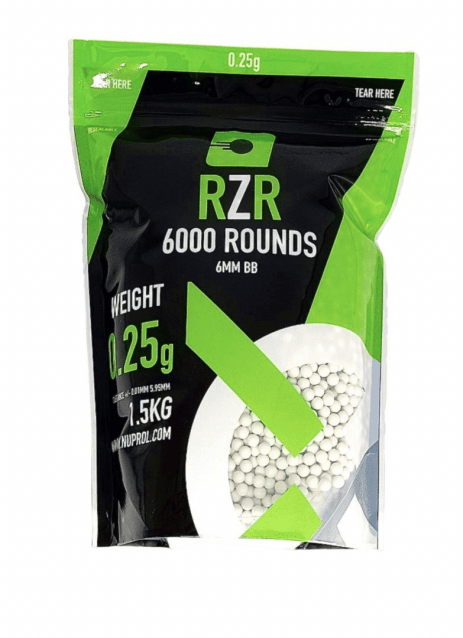 Nuprol rzr 0.25g 6000rd bag - New Airsoft Products