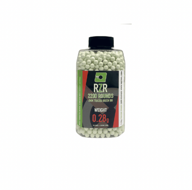 Nuprol rzr tracer green 0.28g 2200rd - New Airsoft Products