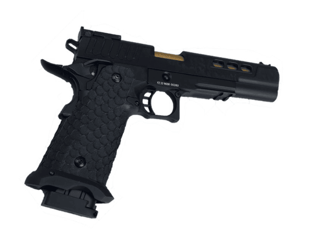 Army hi-capa 5.1 gas blowback pistol (r608 - black) - Airsoft 1911 Pistols - view 3
