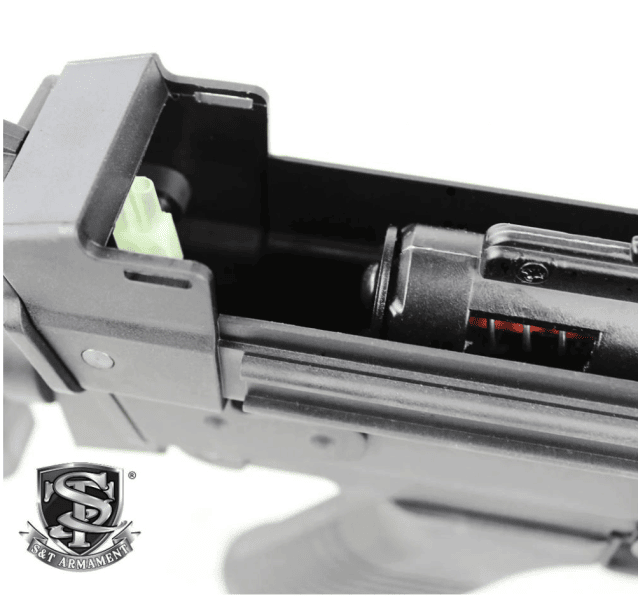 S&t mk46 sports line aeg with drum magazine - Airsoft Support Rifles - view 3