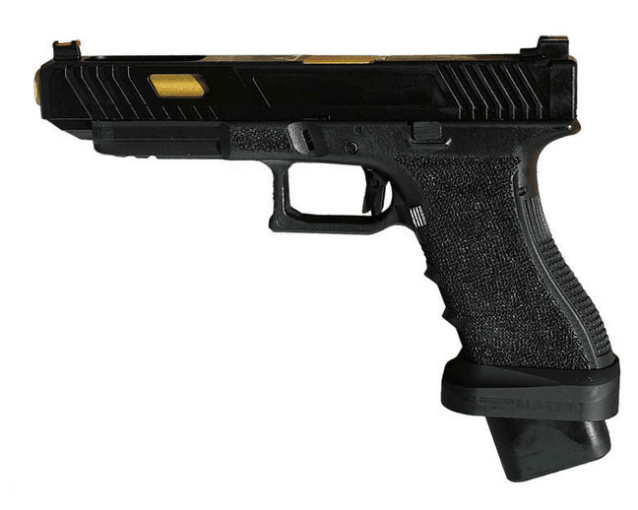 Army custom 34 series gas blowback pistol black - Airsoft G Series / EU Series
