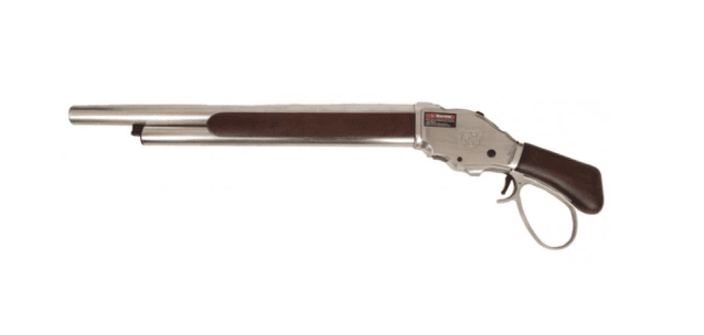 Golden eagle m1887 medium gas shell ejecting shot gun (real wood - 8702wsv - silver) - Golden Eagle