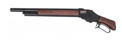 Golden eagle m1887 medium gas shell ejecting shot gun black/real wood 8702