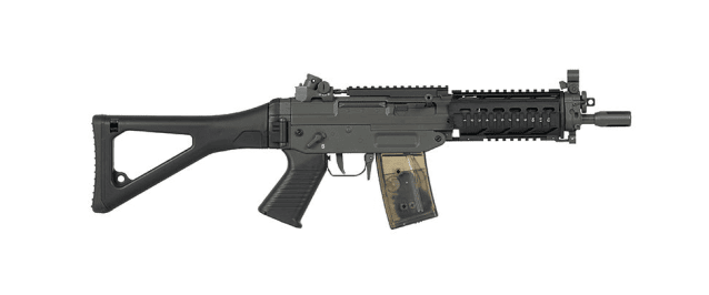 Jg 555 aeg rifle metal ris in black 082-ii - JG Works - view 2