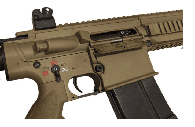 Golden eagle 417 long aeg rifle with mosfet (polymer - e6906 - tan) - New Airsoft Products - view 2