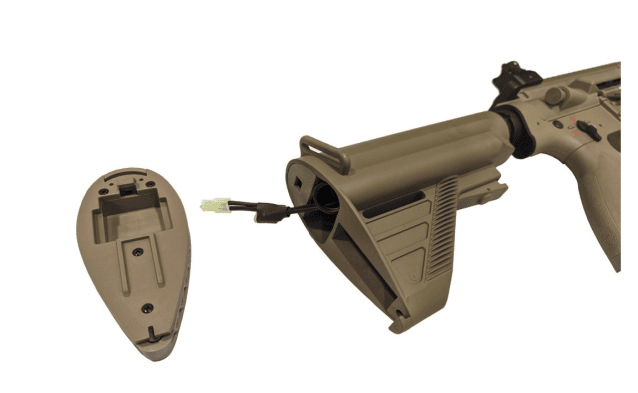 Golden eagle 417 long aeg rifle with mosfet (polymer - e6906 - tan) - New Airsoft Products - view 4