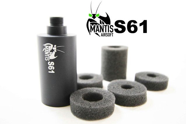 Mantis s61 11mm suppressor foam filled red - Airsoft Clearance Items - view 2