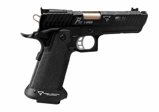 Emg x taran tactical international licensed jw4 - pit viper gbbp (armorer works - tt-pv0100 - black) - Airsoft Guns Used In Movies / Games