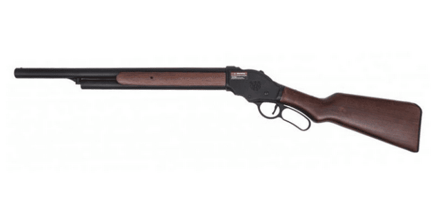 Golden eagle m1887 long gas shell ejecting shot gun (real wood - 8703 - black) - New Airsoft Products