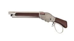 Golden eagle m1887 short gas shell ejecting shot gun real wood 8701 silver