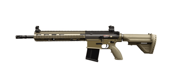 Golden eagle 417 aeg rifle with mosfet (full metal - e6901mt - tan) - Golden Eagle
