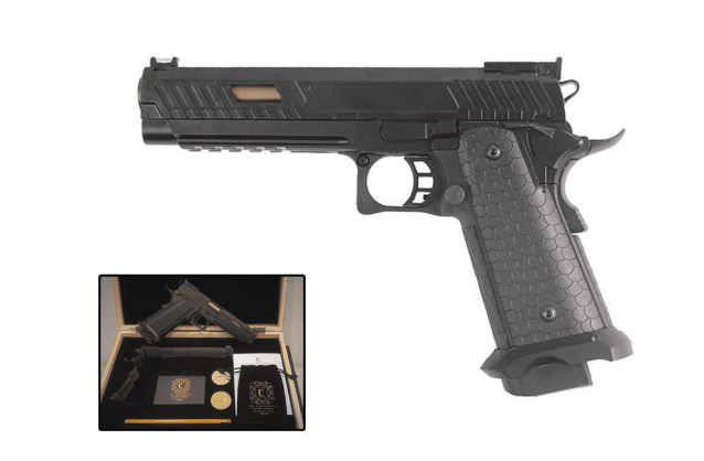 Double bell jw3 baba yaga gas blowback pistol with deluxe collector box (789+) - Airsoft Guns Used In Movies / Games - view 2