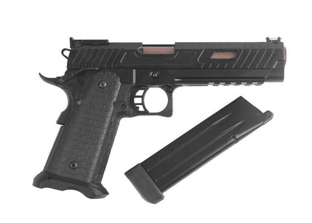 Double bell jw3 baba yaga gas blowback pistol with deluxe collector box (789+) - Airsoft Guns Used In Movies / Games - view 3