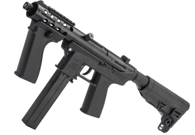 Echo1 general assault tool x (gat) aeg sub machine gun (black / gatx - jp129) - New Airsoft Products - view 3