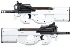 Fn herstal p90 smg alpine custom edition aeg - white / black - krytac emg