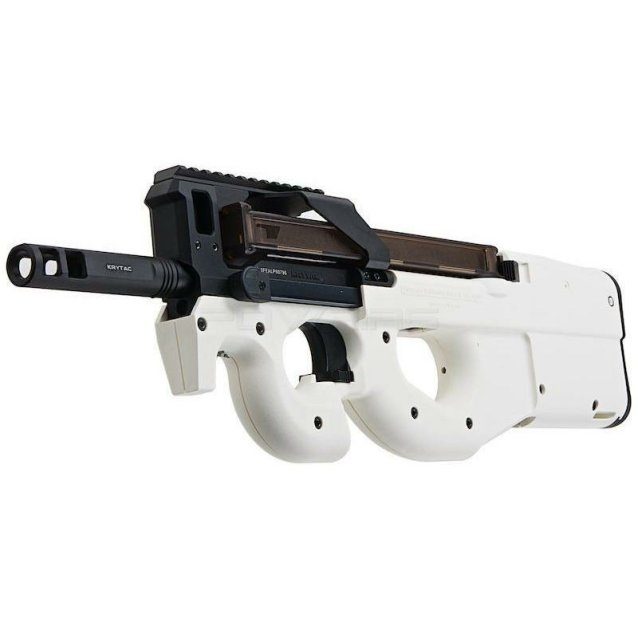 Fn herstal p90 smg alpine custom edition aeg - white / black - krytac emg - Krytac - view 2