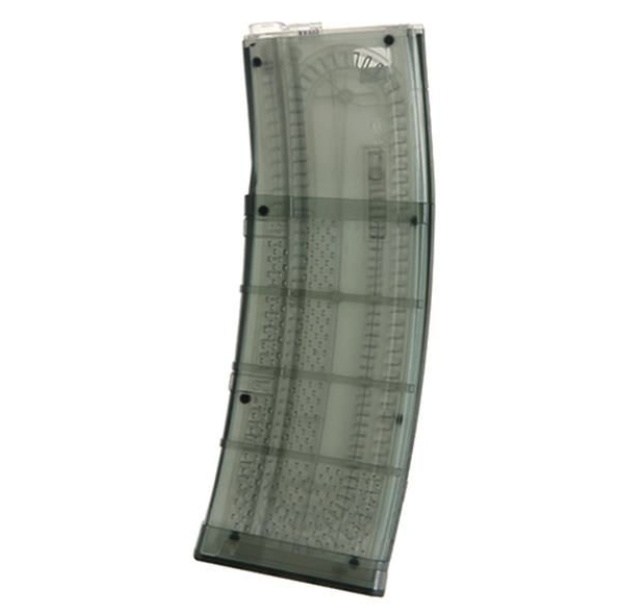Battleaxe M4 Mid-Capa Magazine (200 Rounds - Transparent - 002-2B-2-T) - Airsoft Clearance Items - view 2
