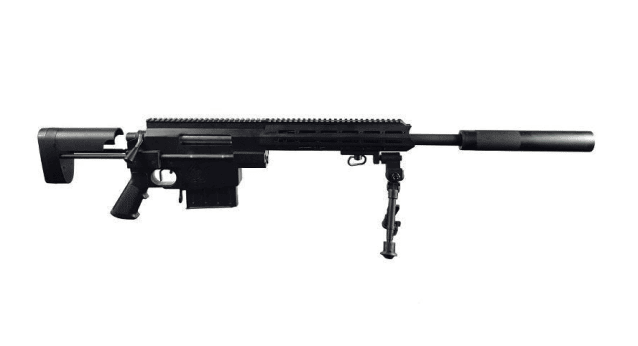 Golden Eagle Vanquish LMR Sniper Rifle With Silencer Black C02 Powered Action - New Airsoft Products - view 2