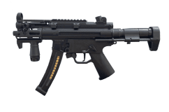 Cyma Platinum Swat SMG5 AEG Sub-Machine Gun CM041L Black