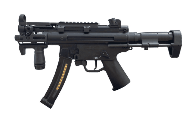 Cyma Platinum Swat SMG5 AEG Sub-Machine Gun CM041L Black - New Airsoft Products