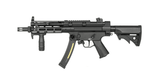 Cyma Platinum Swat SMG5 AEG Sub-Machine Gun CM041H Black - New Airsoft Products