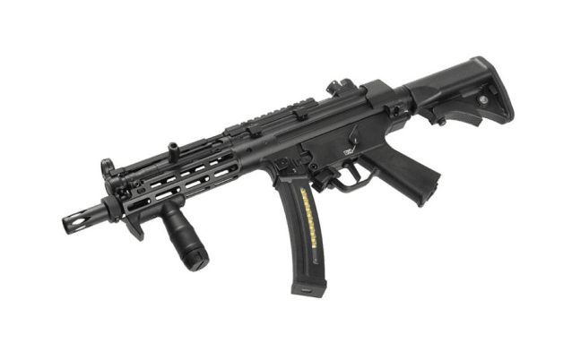 Cyma Platinum Swat SMG5 AEG Sub-Machine Gun CM041H Black - New Airsoft Products - view 4