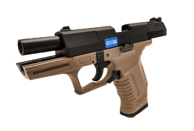 We God of War gbb Pistol Black / Tan (metal slide) - All Airsoft Gas Pistols - view 3