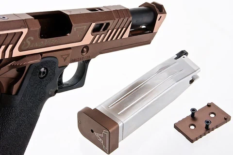 EMG(AWCUSTOM) X TARAN TACTICAL INTERNATIONAL LICENSED JW4 - SAND VIPER - Airsoft Hi Capa Pistols - view 2