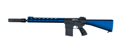 Golden eagle sr25k urx4 16 m-lok aeg with qd silencer (with mosfet - full metal - e6951m) Blue